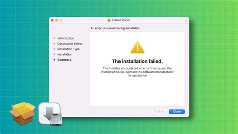 Fix macOS “Installation failed, An error occurred while installing the.